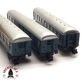 ♻️ 2 mano - Ibertren 3x vagones pasajeros y equipajes RENFE N escala 1:160 AN07