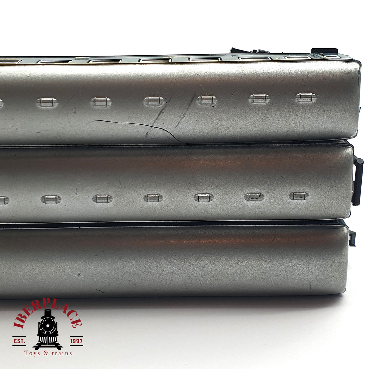 ♻️ 2 mano - Ibertren 3x vagones pasajeros y equipajes RENFE N escala 1:160 AN07