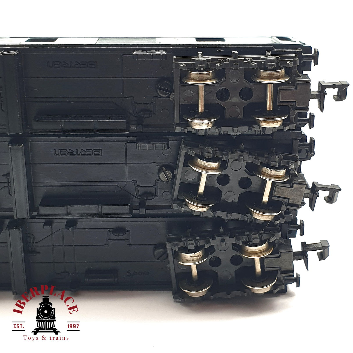 ♻️ 2 mano - Ibertren 3x vagones pasajeros y equipajes RENFE N escala 1:160 AN07