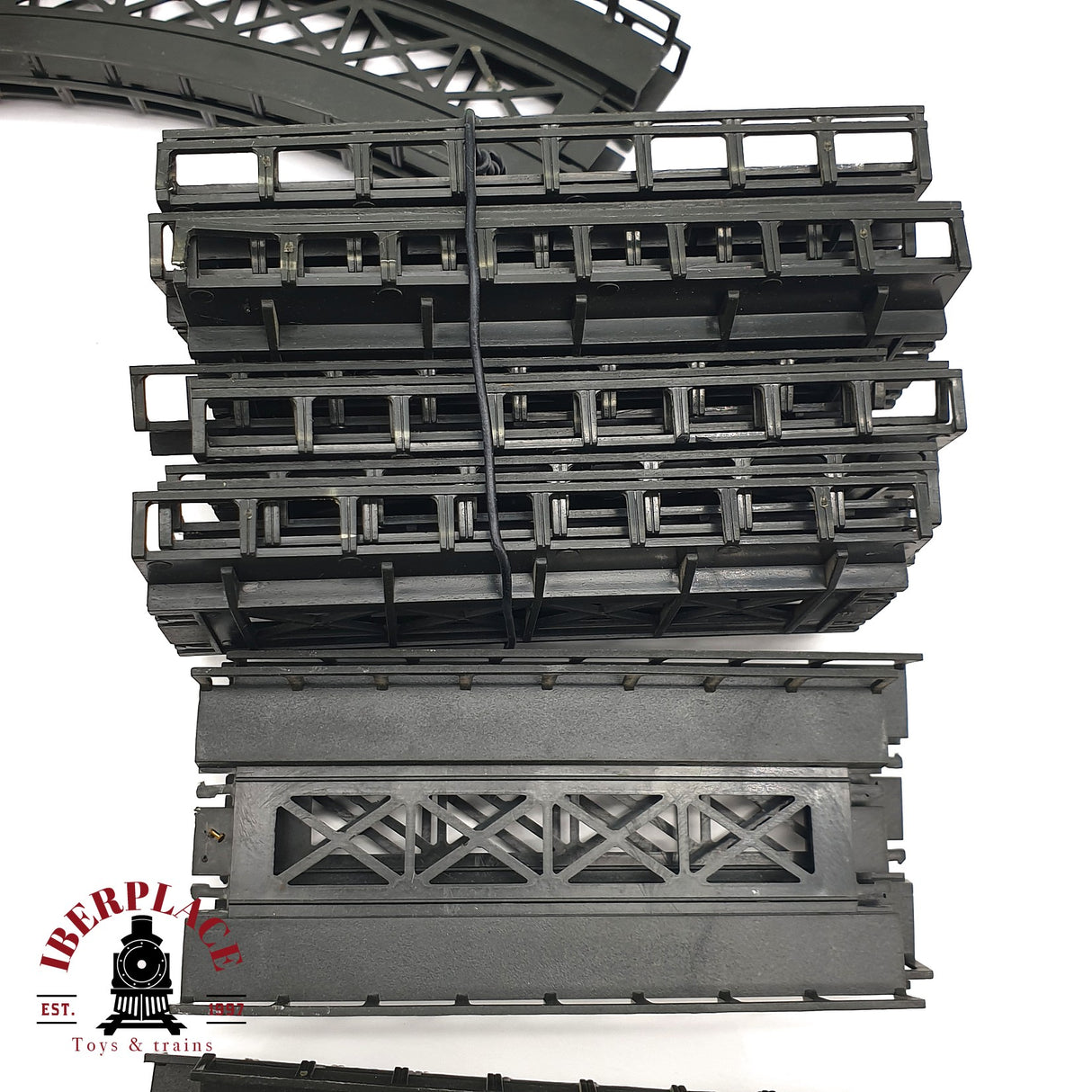 ♻️ 2 mano - Minitrix Ibertren 203x Vías curvas, rectas, rampas, semáforos, pilares etc N escala 1:160 AN07