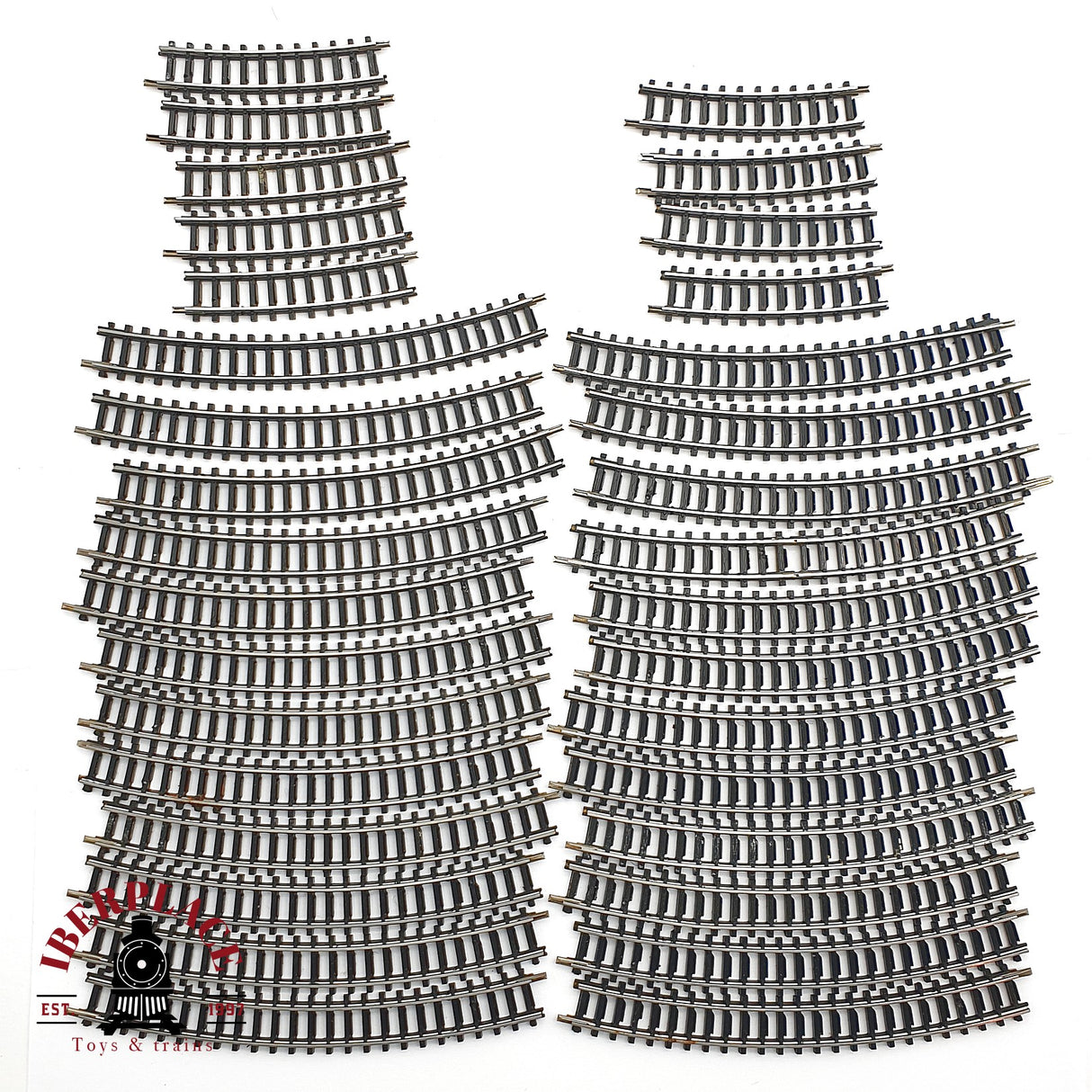 ♻️ 2da mano -  33x IBERTREN vías curvas 3N N escala 1:160 AN10