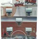 ♻️ 2da mano -  Noch 60158 enanos limpiavías para vagones N escala 1:160 AN10