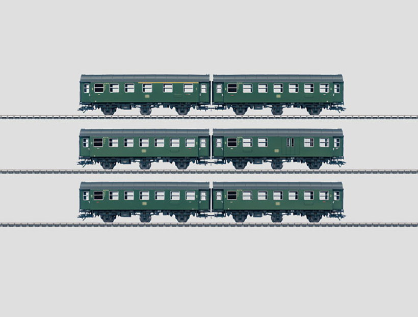 ♻️🔒 Märklin 00770 vagón pasajeros reconvertido de 1 y 2 clase DB H0 escala 1:87