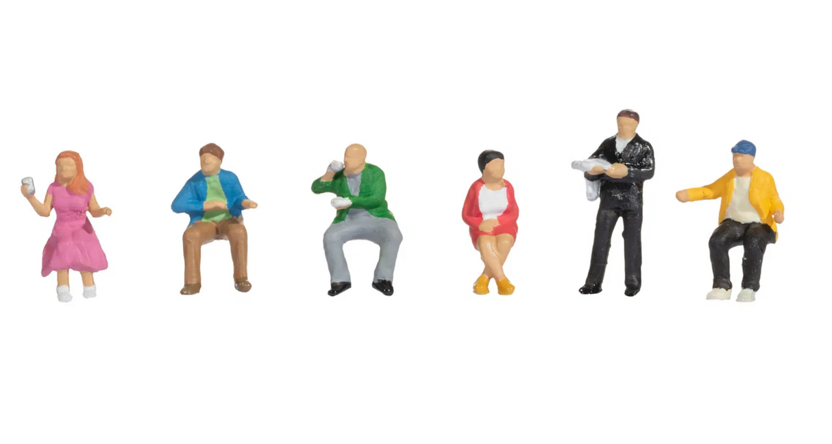 🎁 🧨 Liquidation – 🆕 Noch 15239 Figuren Passagiere im Speisewagen H0 (100% off)