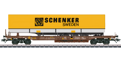 Märklin 47438 Schenker Sweden Vagón de plataforma H0 escala 1:87 ho 00