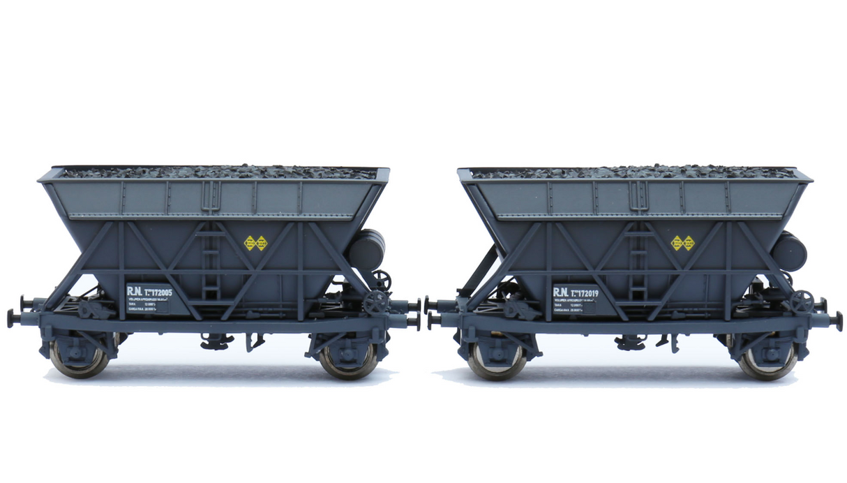 🆕 Mabar - 86304 Set de 2 Tolvas carbón T2 RENFE 172005 172019 Nuevo con caja N escala 1:160