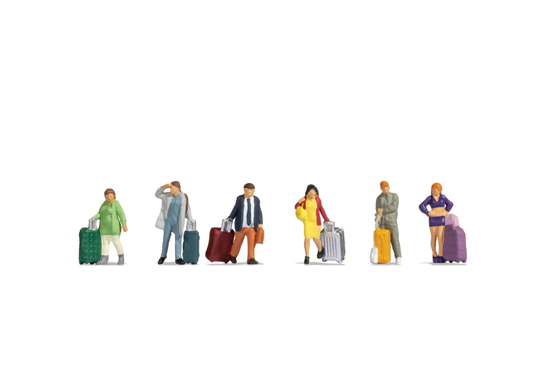 1:87 Noch 15223 Reisende Pasajeros Passengers Diorama Figuras H0 escala