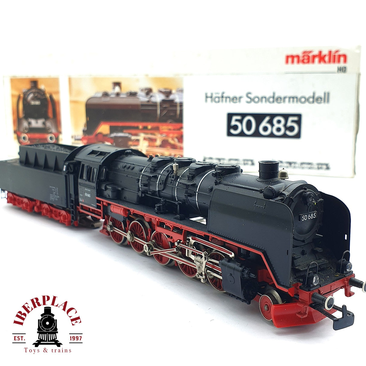 ♻️ 2 mano - Märklin Locomotora 50 685 Häfner Sondermodell H0 escala 1:87 EH09