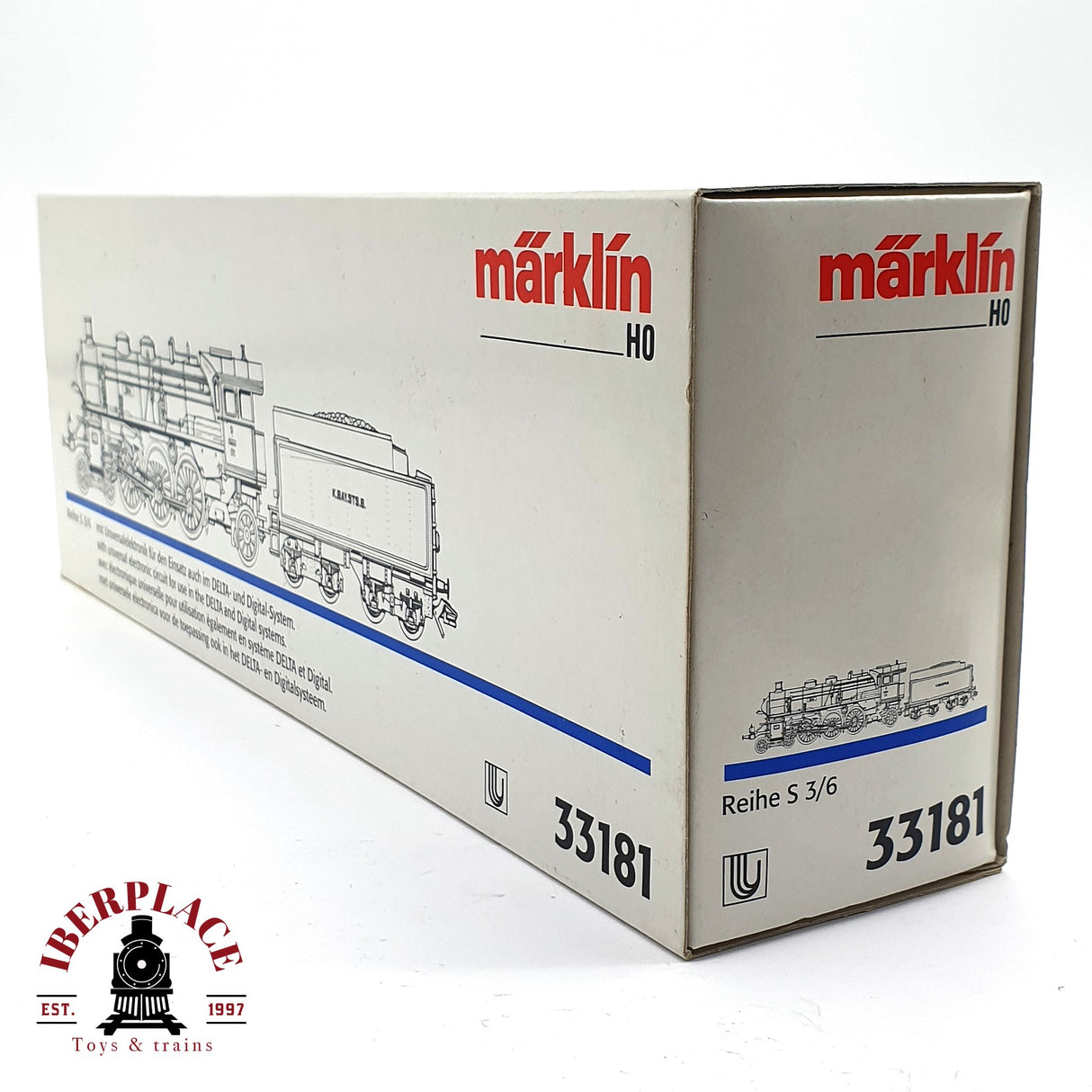 ♻️ 2 mano - Märklin 33181 Locomotora K.Bay.Sts.B 3644 H0 escala 1:87 EH09