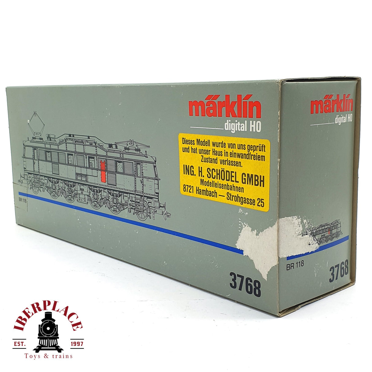 ♻️ 2 mano - Digital Märklin 3768 Locomotora BR 118 DB H0 escala 1:87 EH09