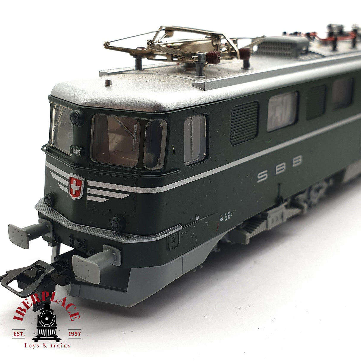 ♻️ 2 mano - Digital Märklin 37437 Locomotora 11409 SBB con sonido H0 escala 1:87 EH09