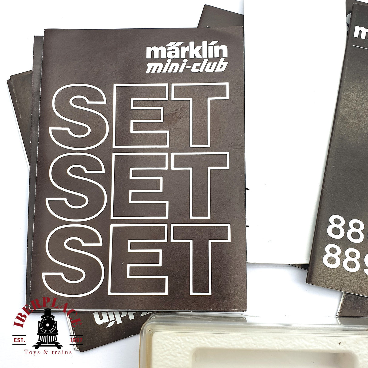 ♻️ 2 mano - Märklin cajas vacias para vagones e instrucciones Z escala 1:220 EZ07