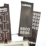 ♻️ 2 mano - Märklin cajas vacias para vagones e instrucciones Z escala 1:220 EZ07