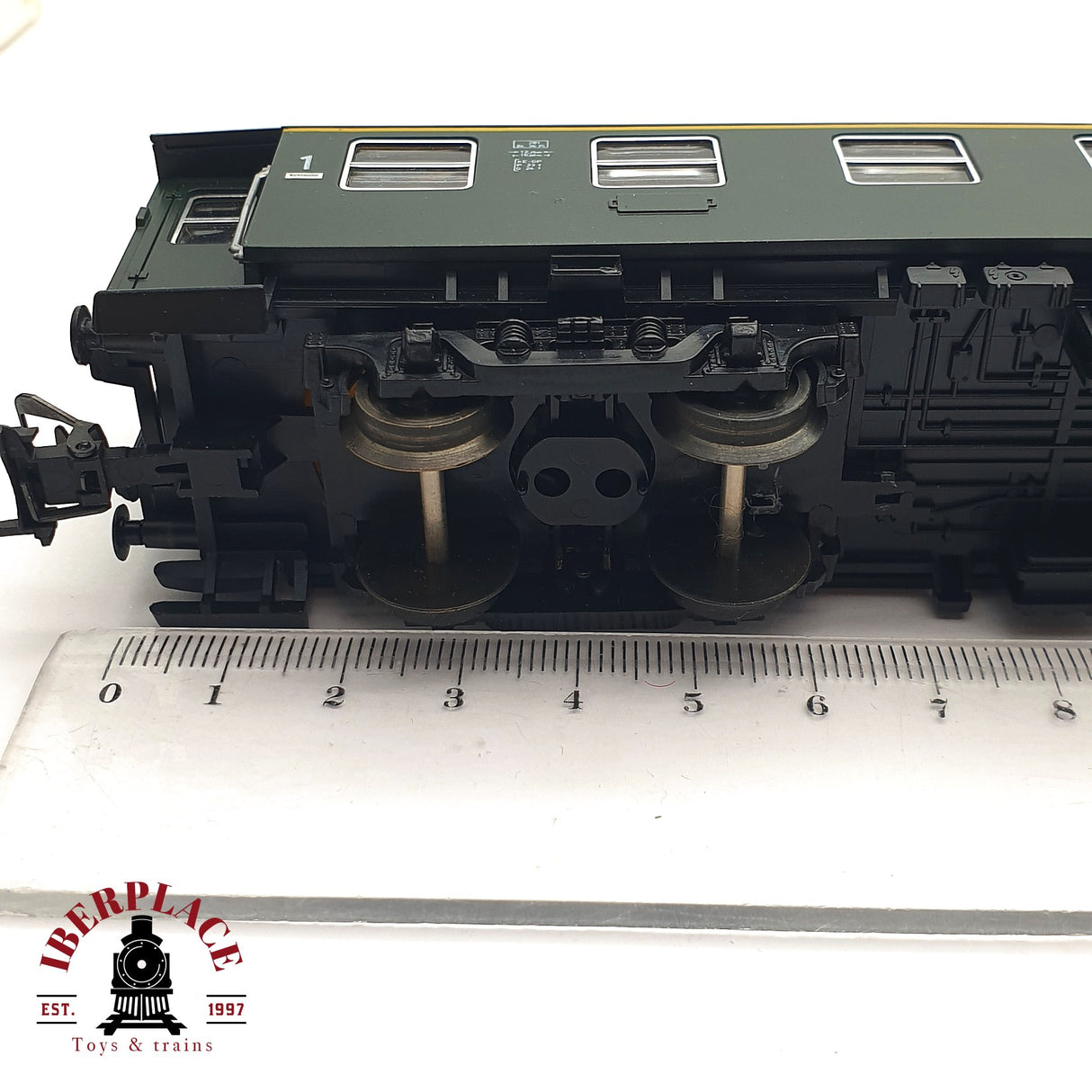 ♻️ 2 mano - AC Roco 4255 vagón pasajero DB clase 1-2 H0 escala 1:87 EZ07