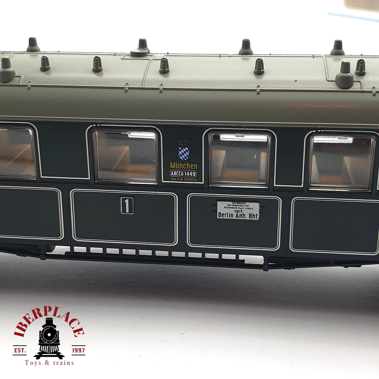 ♻️ 2 mano -  Märklin 41361 vagón pasajero Berlin clase 2-3 H0 escala 1:87 EZ07