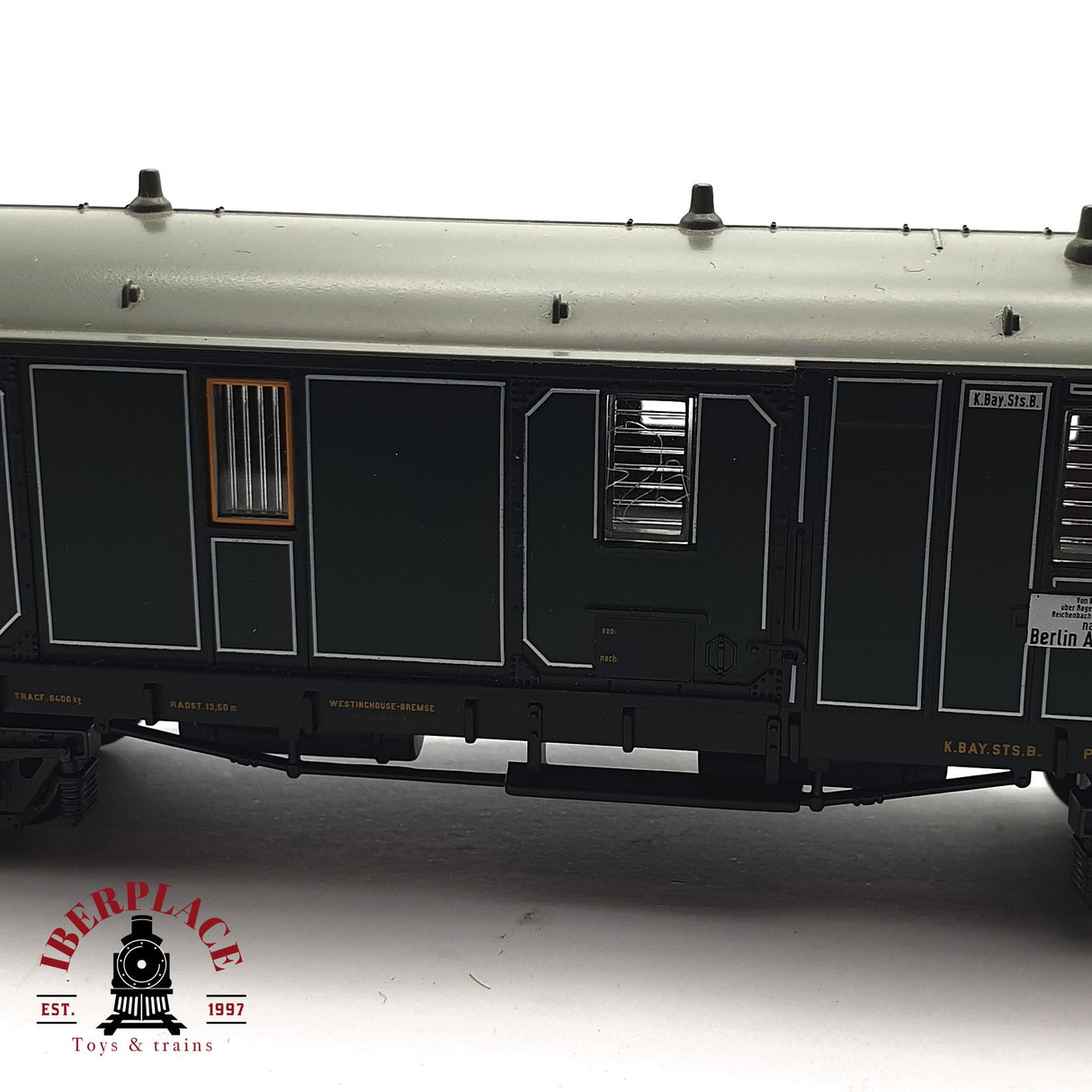 ♻️ 2 mano -  Märklin 41371 vagón equipajes Berlin K.Bay.Sts.B H0 escala 1:87 EZ07
