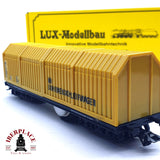 ♻️ 2 mano -  AC Lux Modellbau 9130 vagon limpia vias  H0 escala 1:87 EZ07