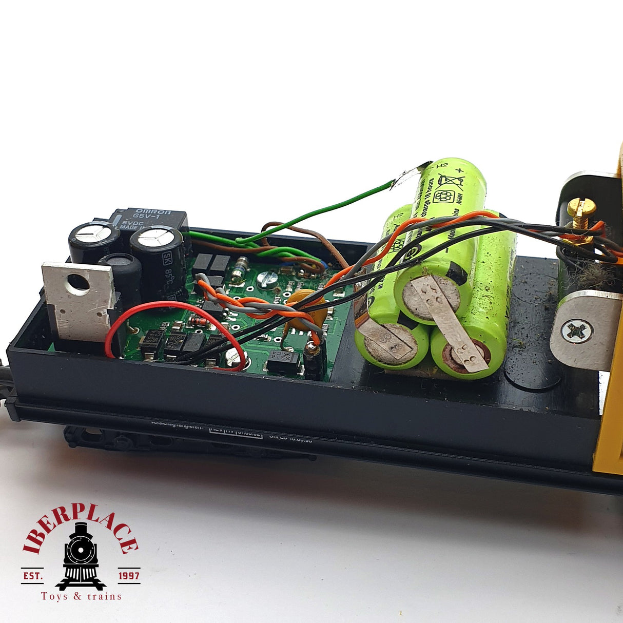 ♻️ 2 mano -  AC Lux Modellbau 9130 vagon limpia vias  H0 escala 1:87 EZ07