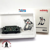 ♻️ 2 mano -  Märklin 48610 vagón jahreswagen 2010 Lonney tunes H0 escala 1:87 EZ07