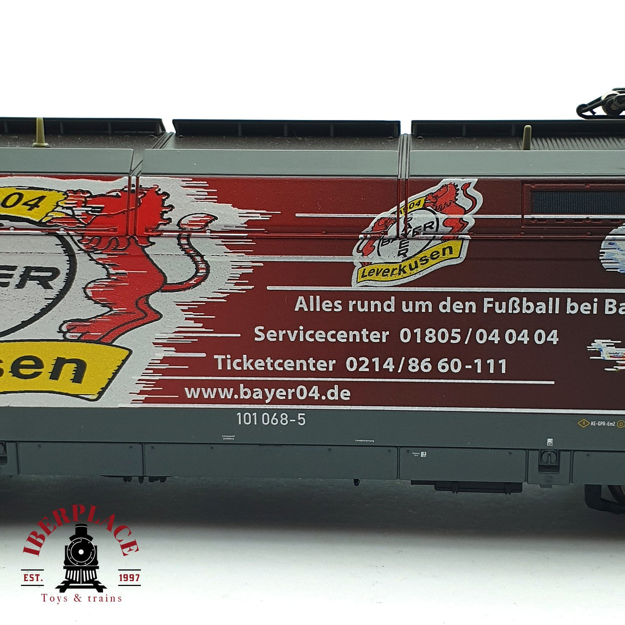 ♻️ 2da mano - Märklin 37375 Digital Locomotora BR 101 DB Bayer Leverkusen H0 escala 1:87 EH010