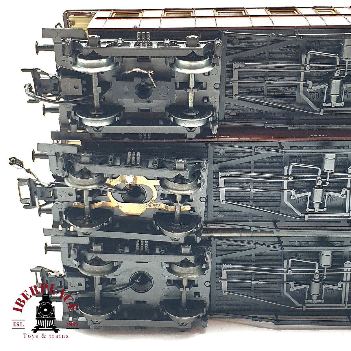 ♻️ 2da mano - Märklin 3x vagones pasajero expreso K.W.St.E H0 escala 1:87 EH010