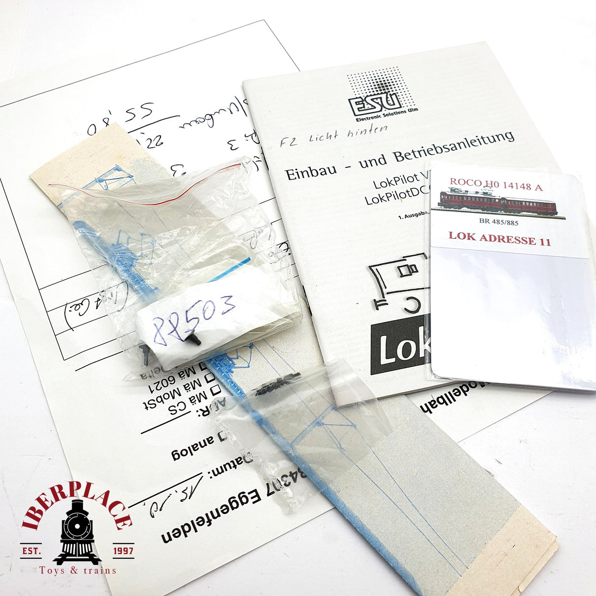 ♻️ 2da mano - AC Roco 14148 A Digital Locomotora BR 485/885 DB H0 escala 1:87 EH010