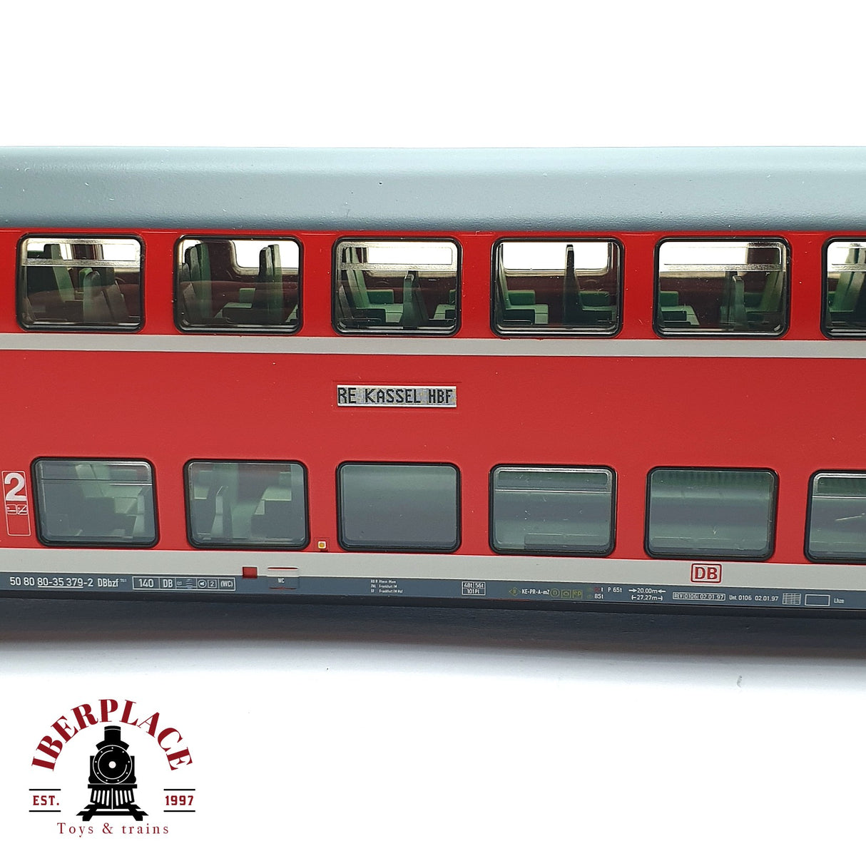 ♻️ 2da mano - Märklin 43586 vagón de doble piso Kassel DB H0 escala 1:87 EH010