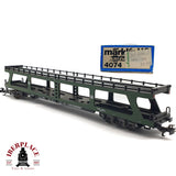 ♻️ 2da mano - Märklin 4074 vagón porta coches de dos plantas DB H0 escala 1:87 EH010
