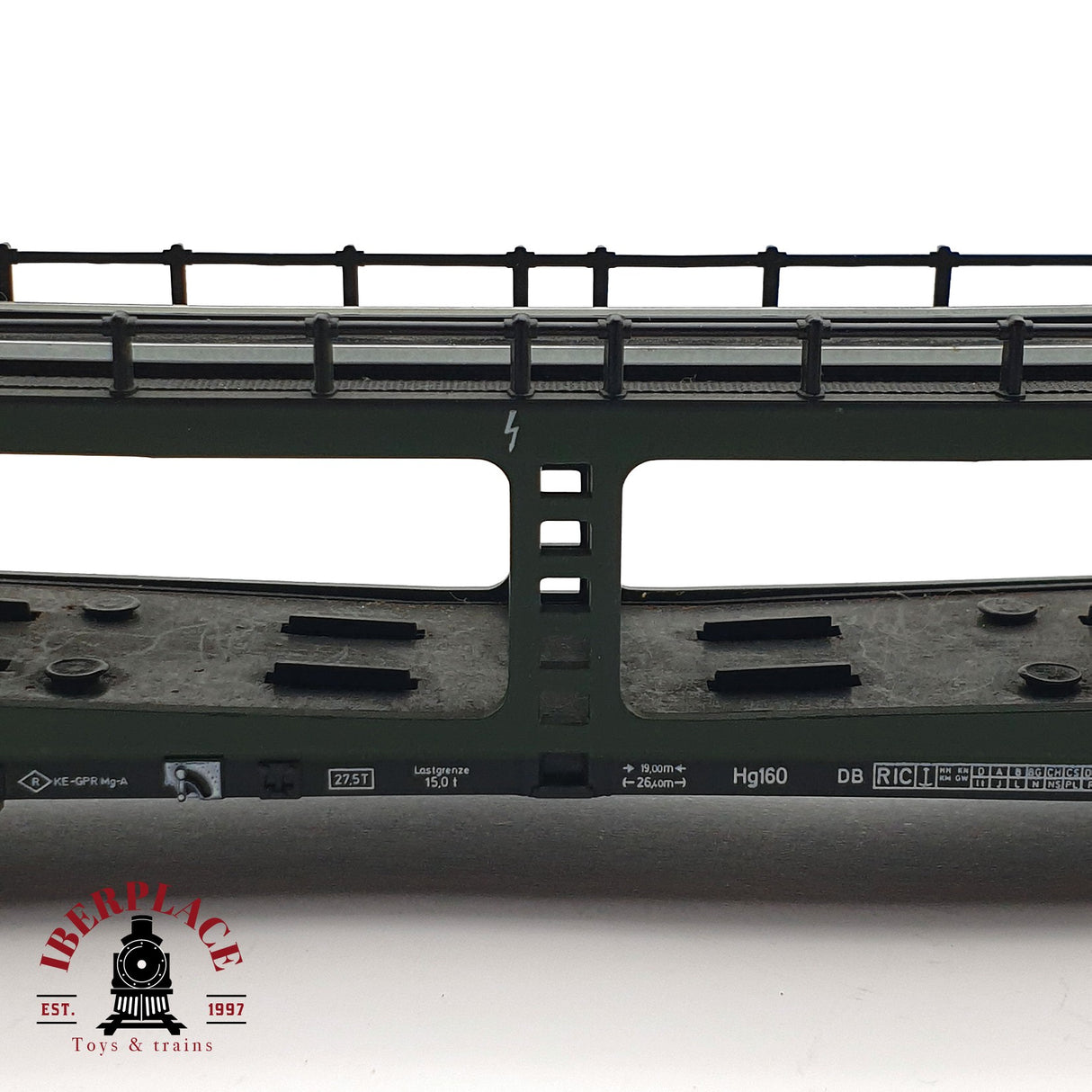 ♻️ 2da mano - Märklin 4074 vagón porta coches de dos plantas DB H0 escala 1:87 EH010