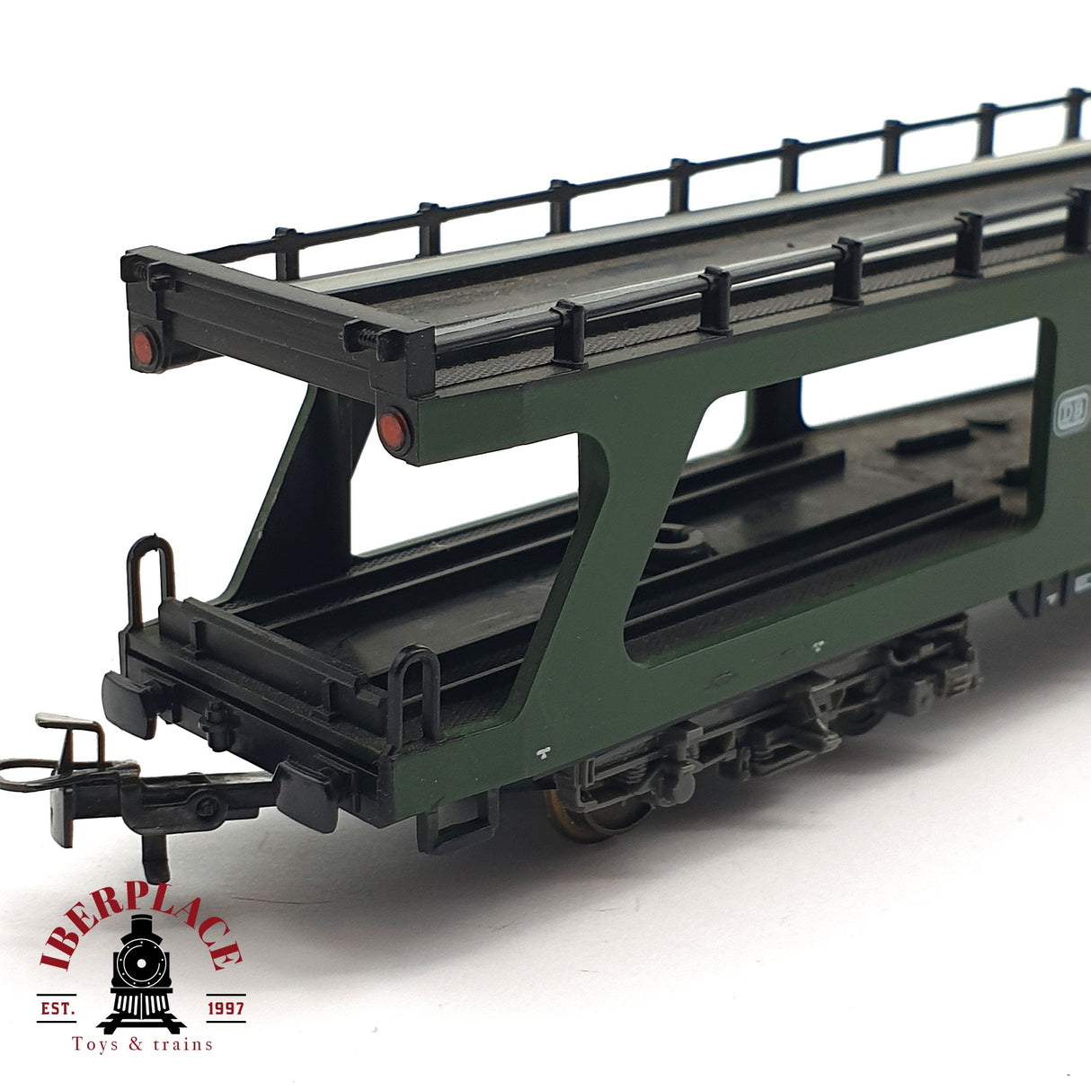 ♻️ 2da mano - Märklin 4074 vagón porta coches de dos plantas DB H0 escala 1:87 EH010