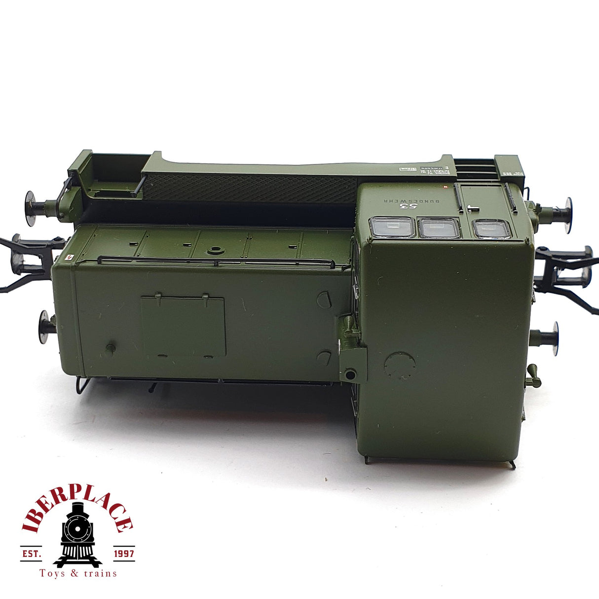 ♻️ 2da mano - AC BRAWA 42603 Digital Locomotora Bundeswehr 53 Ep V H0 escala 1:87 EH010