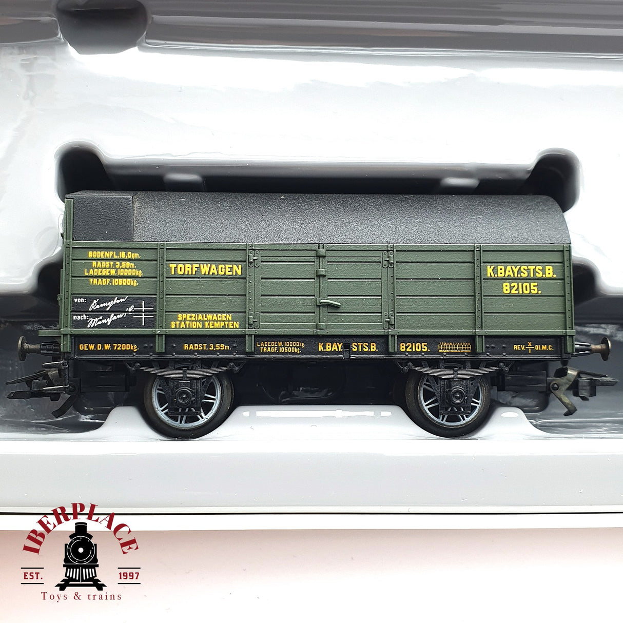 ♻️ 2da mano - Märklin 4897 set mercancia K.Bay.Sts.B H0 escala 1:87 EH010