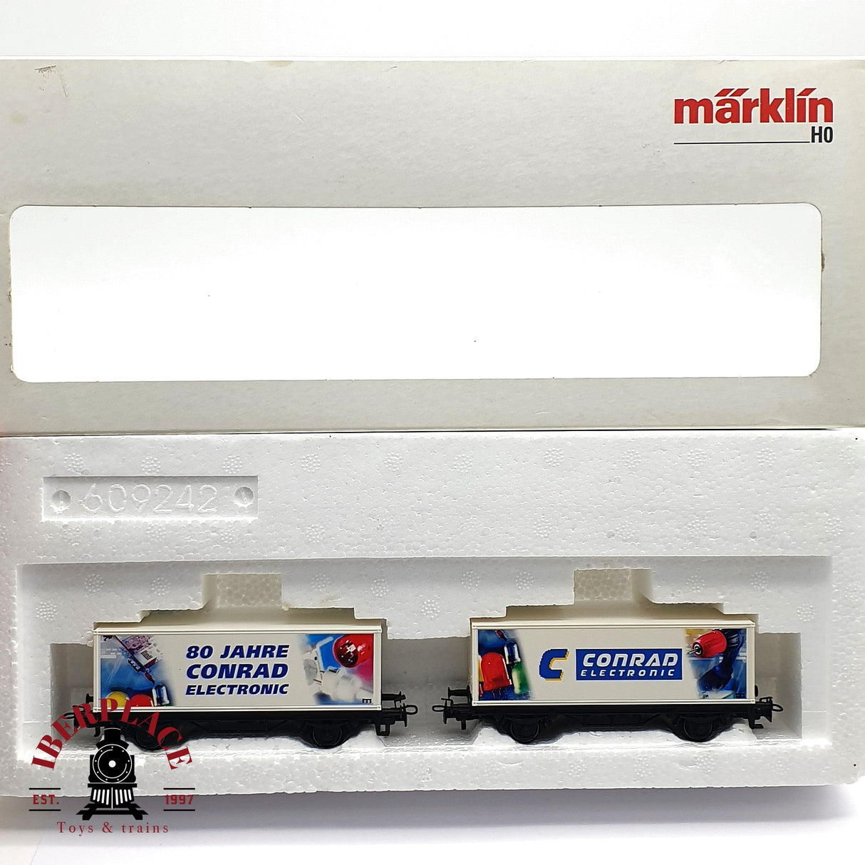 ♻️ 2da mano - AC Märklin 94186 Set contenedores H0 escala 1:87 EH010