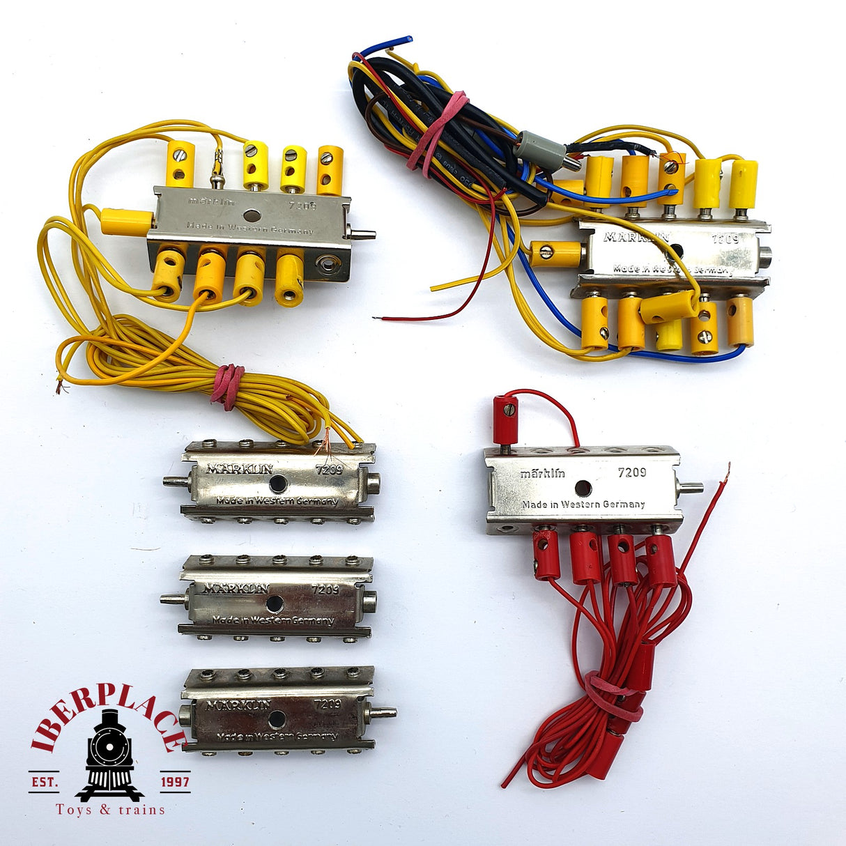 ♻️ 2da mano -  Märklin 6x 7209 Placas de distribución H0 escala 1:87 EH010