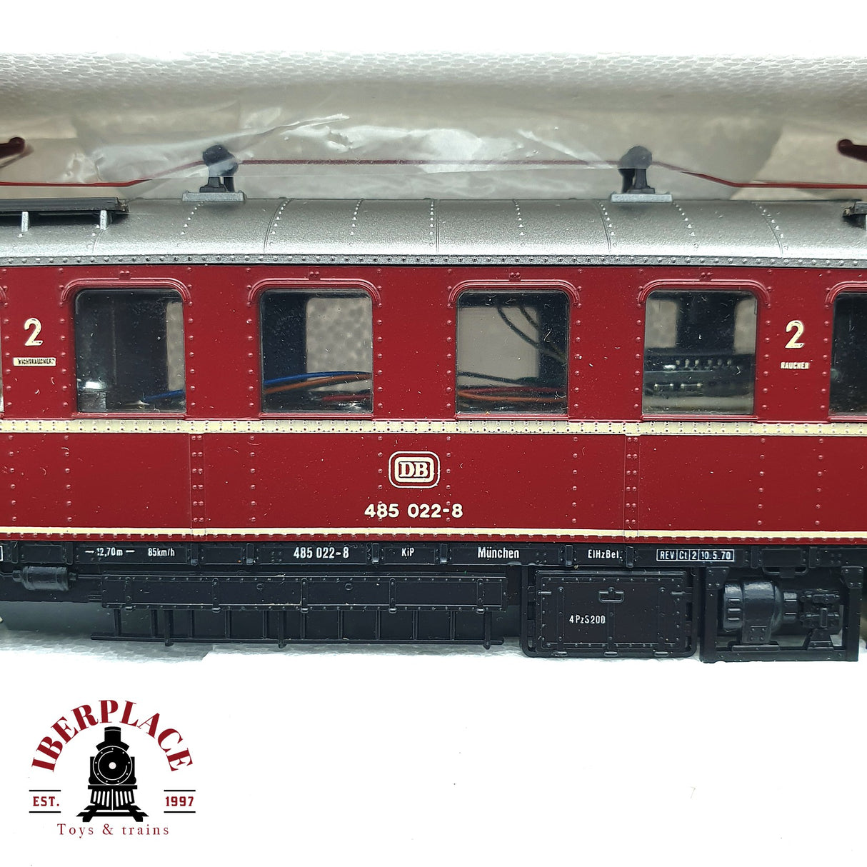 ♻️ 2da mano - AC Roco 14148 A Digital Locomotora BR 485/885 DB H0 escala 1:87 EH010