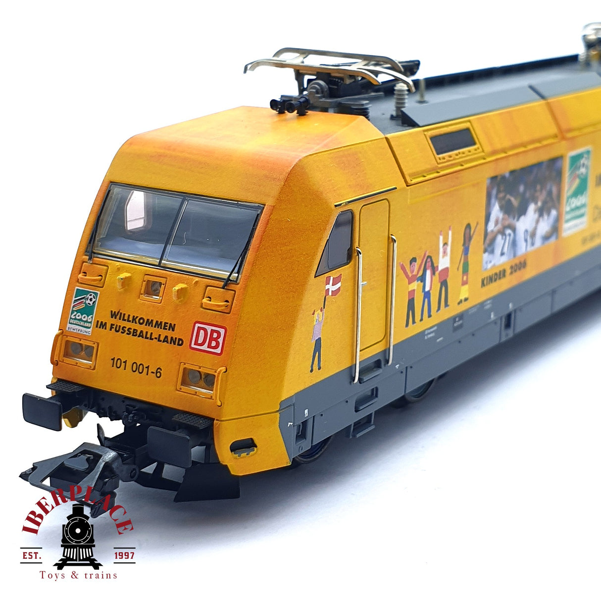 ♻️ 2da mano - Märklin 39370 Digital Locomotora BR 101 DB Fussball-land H0 escala 1:87 EH010