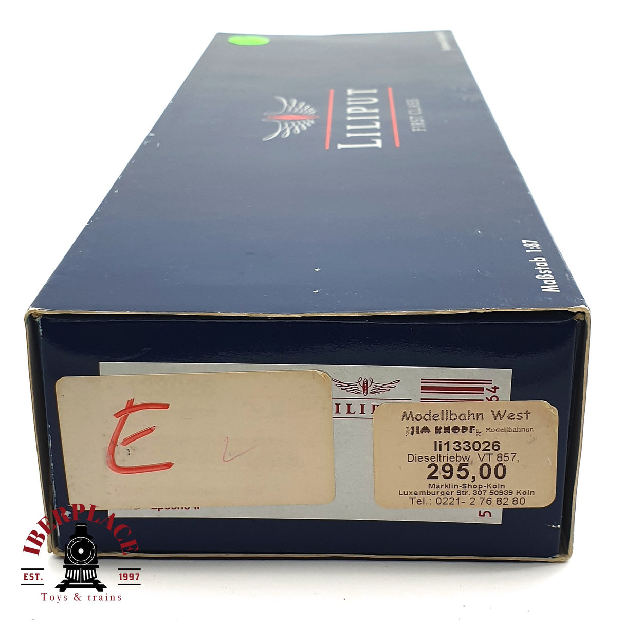 ♻️ 2da mano - AC Liliput 133026 Vagon diesel VT 857 DRG H0 escala 1:87 EH09