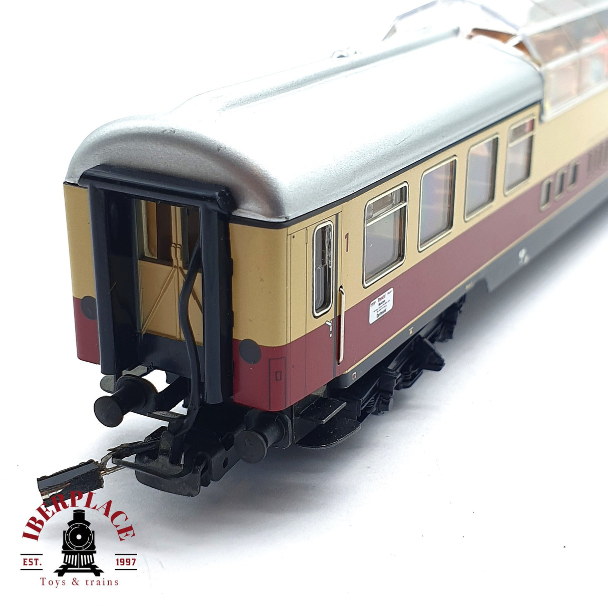♻️ 2da mano -  Märklin 4099 vagón pasajeros con techo panorámico DB H0 escala 1:87 EH09