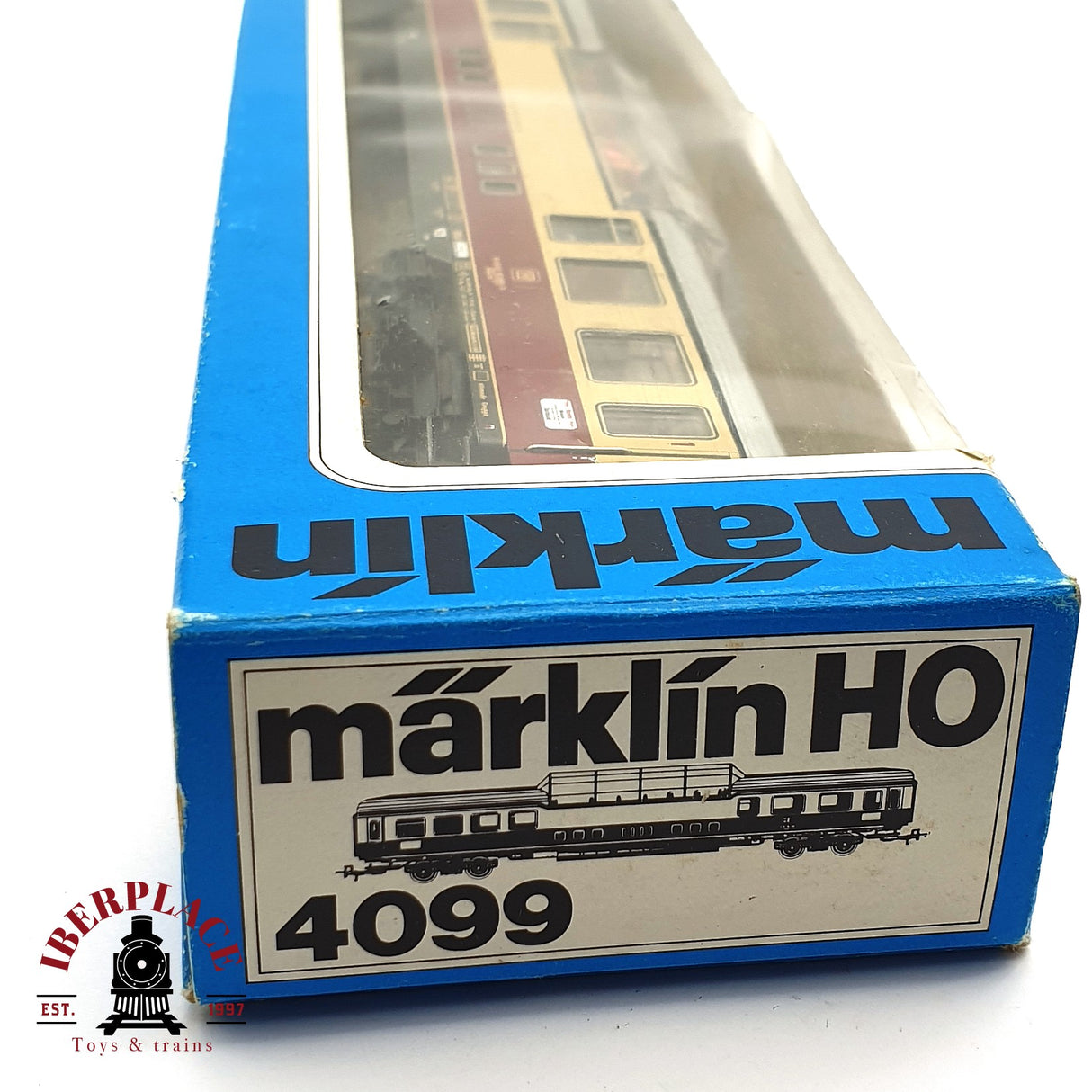 ♻️ 2da mano -  Märklin 4099 vagón pasajeros con techo panorámico DB H0 escala 1:87 EH09