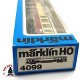 ♻️ 2da mano -  Märklin 4099 vagón pasajeros con techo panorámico DB H0 escala 1:87 EH09