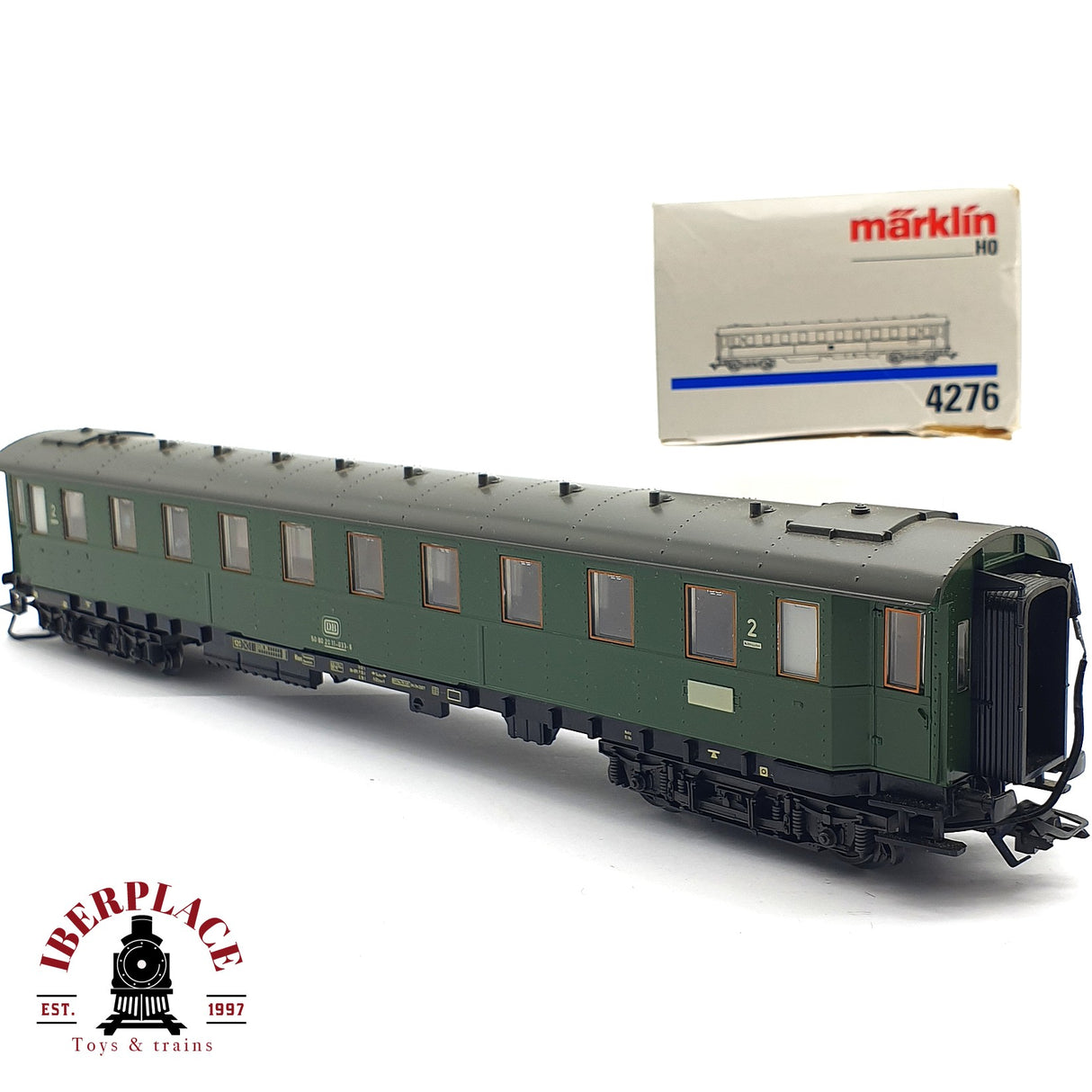♻️ 2da mano -  Märklin 4276 vagón pasajeros DB clase 2 H0 escala 1:87 EH09