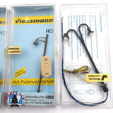 ♻️ 2da mano -   Viessmann 4x farolas postes de luz H0 escala 1:87 EH09