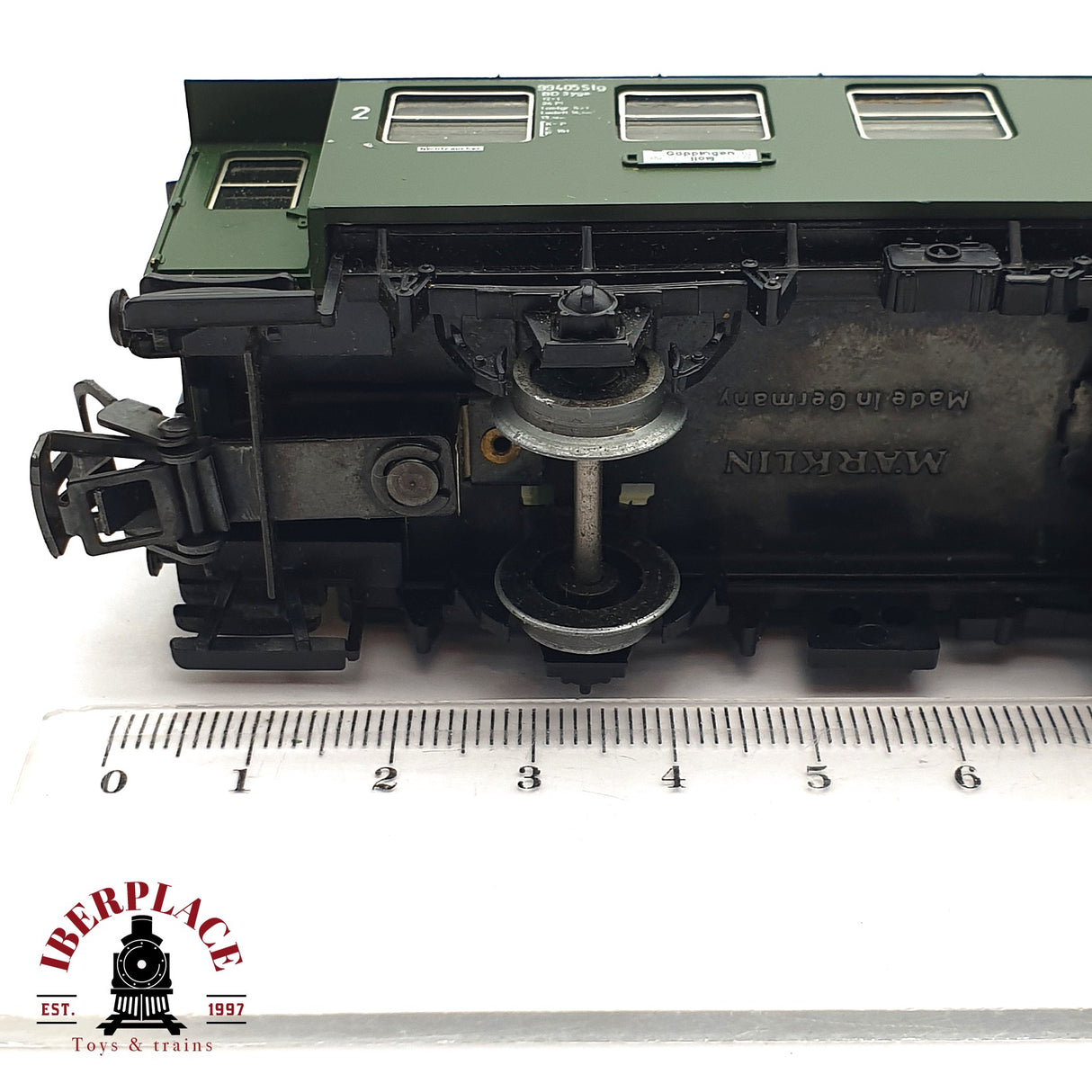 ♻️ 2da mano -  Märklin 4067 vagón pasajeros DB clase 1-2 H0 escala 1:87 EH09