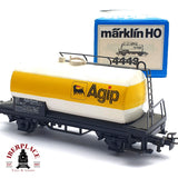 ♻️ 2da mano -  Märklin 4443 vagón cisterna Agip FS H0 escala 1:87 EH09