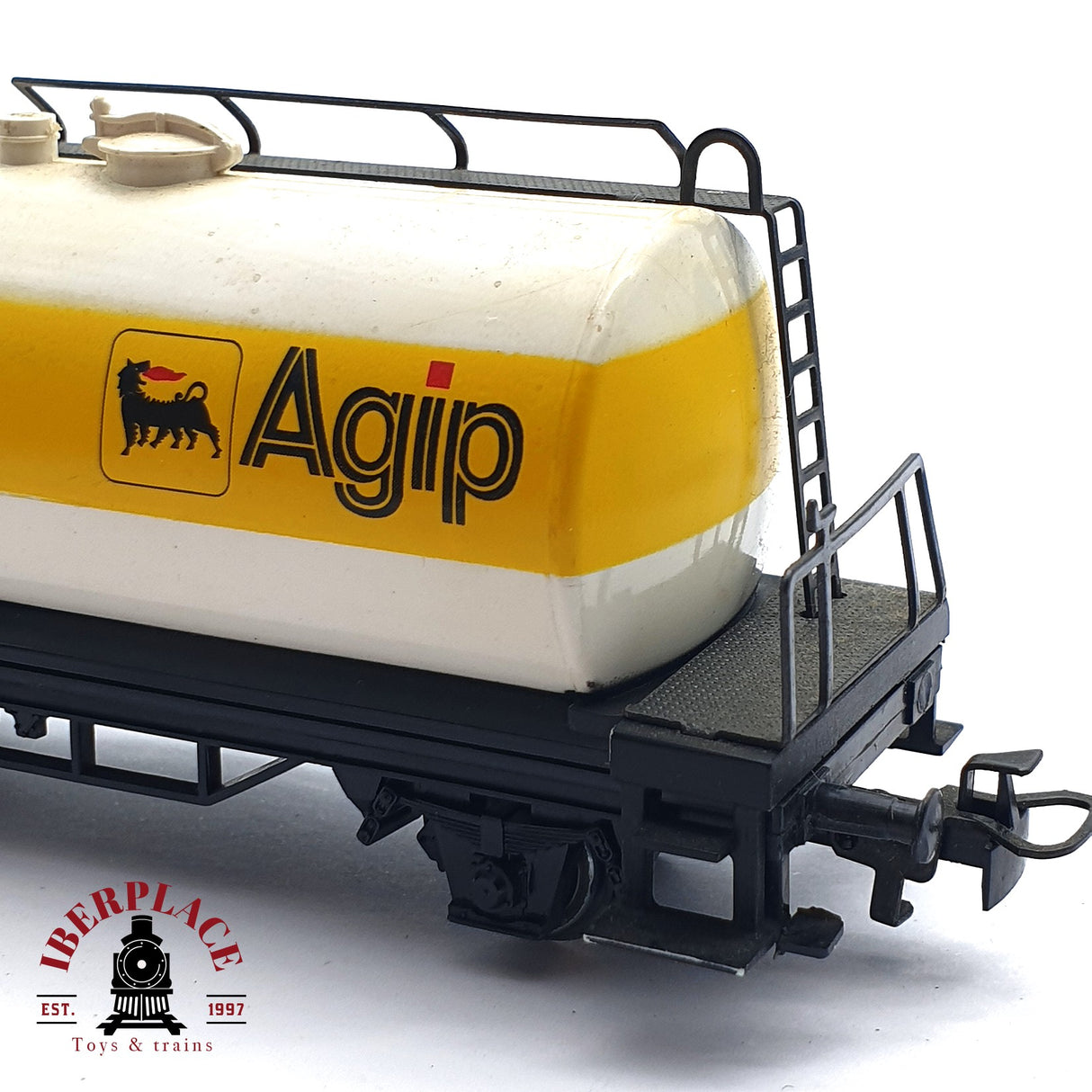♻️ 2da mano -  Märklin 4443 vagón cisterna Agip FS H0 escala 1:87 EH09