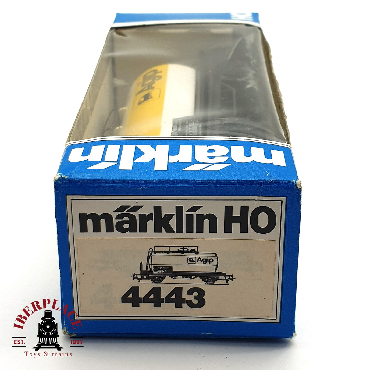 ♻️ 2da mano -  Märklin 4443 vagón cisterna Agip FS H0 escala 1:87 EH09