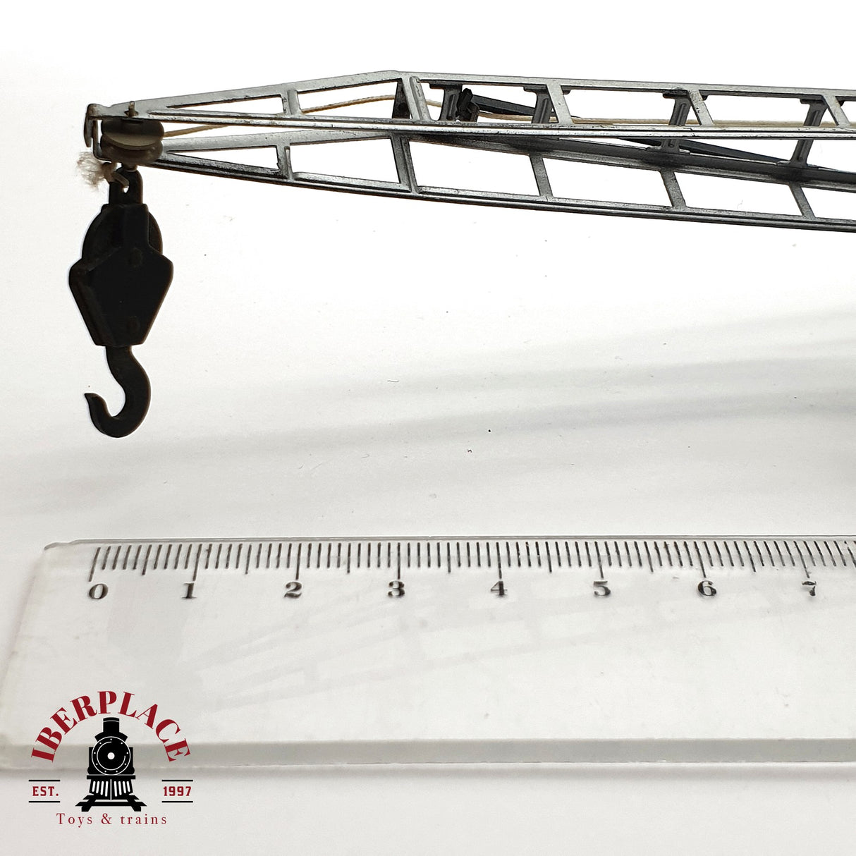 ♻️ 2da mano -  Märklin 4611 vagón grúa con gancho DB H0 escala 1:87 EH09