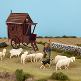 1:87 figuras escala H0 Iberplace 30004 Pastor con carro y ovejas h0 00