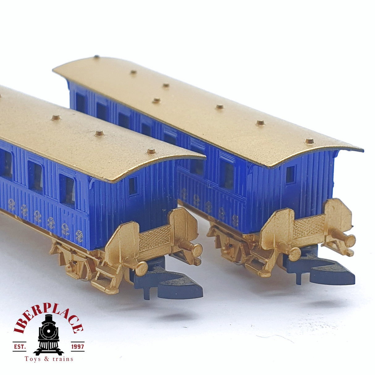 ♻️ 2 mano -  2x Märklin vagones pasajero Ludwig II Z escala 1:220 TEN06