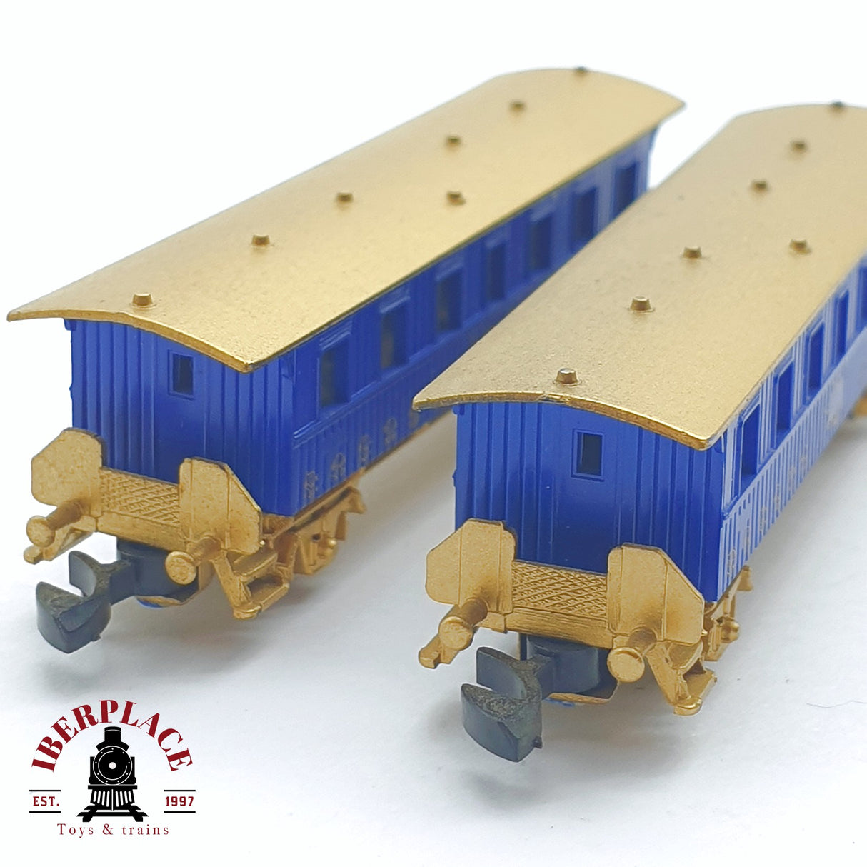 ♻️ 2 mano -  2x Märklin vagones pasajero Ludwig II Z escala 1:220 TEN06